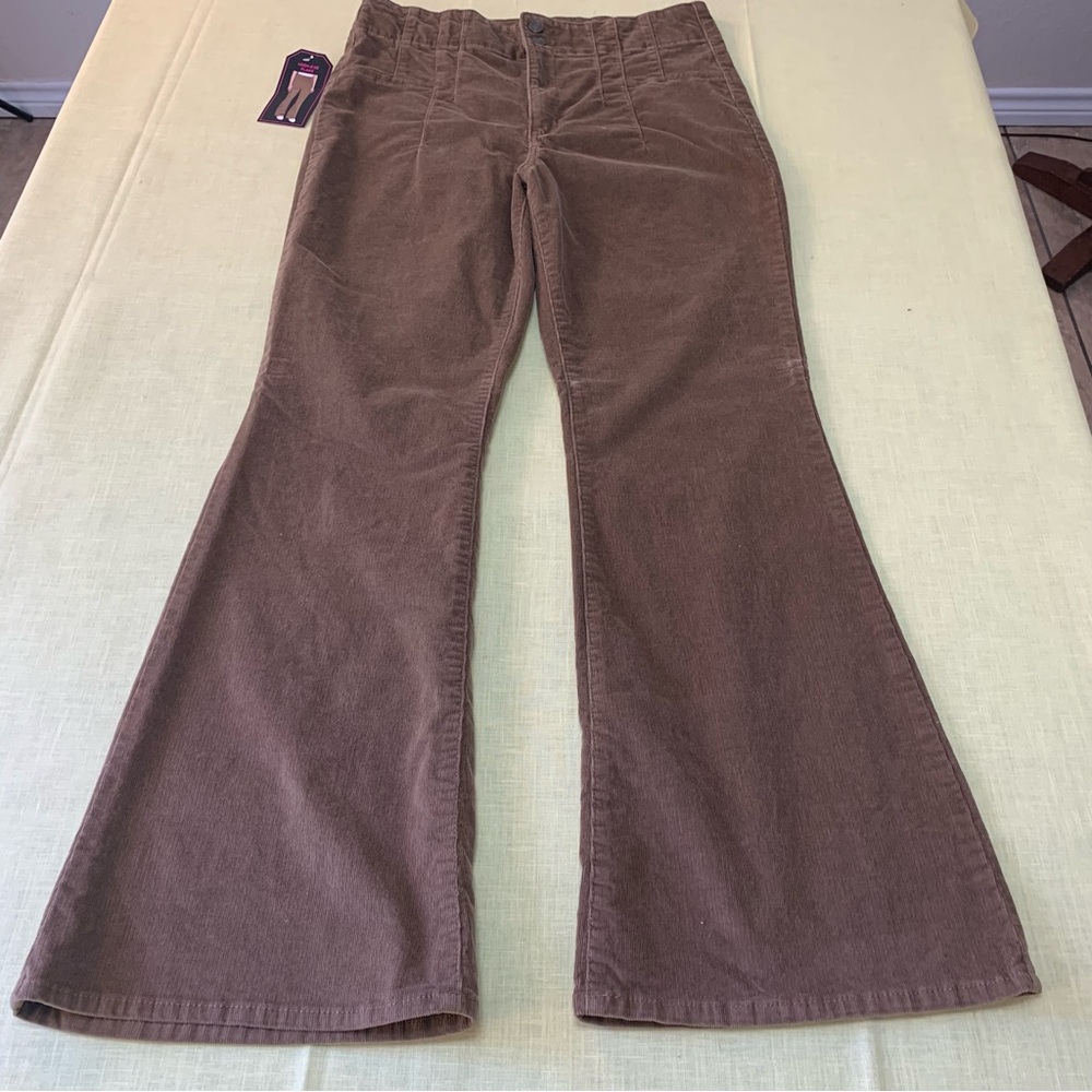 NWT No Boundaries corduroy flair pants very boho.